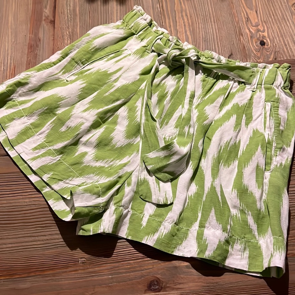 Anthropologie Linen Blend Shorts Small